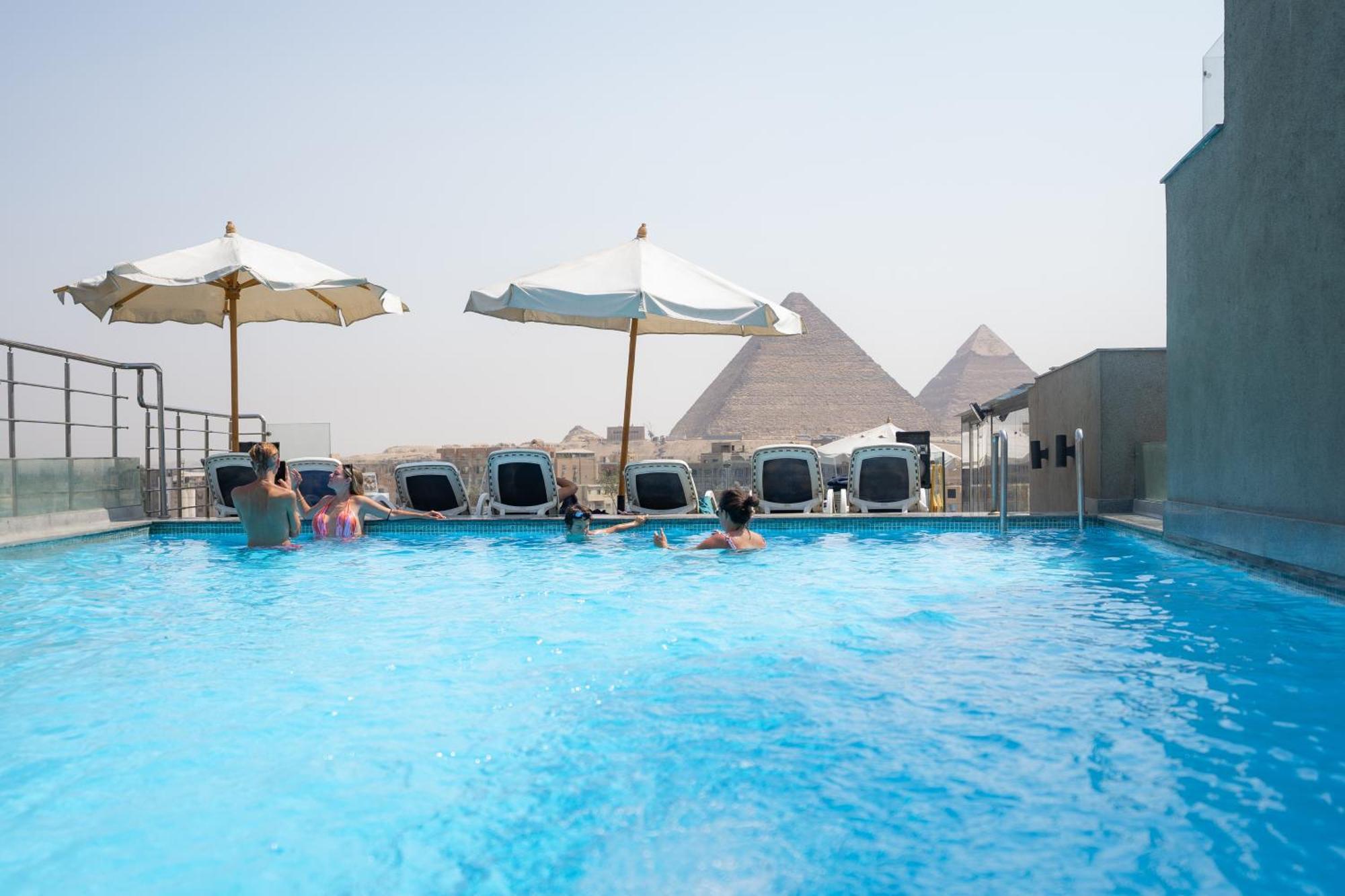 Pyramid Front Hotel Al Kawm al Akhdar Eksteriør billede